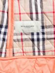 Burberry Nova Check Quilted Jacket Orange