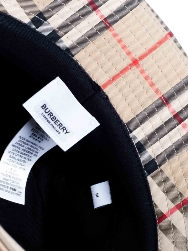 Burberry Nova Check Rain Bucket Hat Multicolor