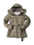 Burberry Quilted Down Novacheck Fitted Jacket Green