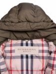 Burberry Quilted Down Novacheck Fitted Jacket Green