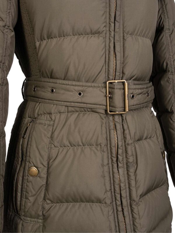 Burberry Quilted Down Novacheck Fitted Jacket Green