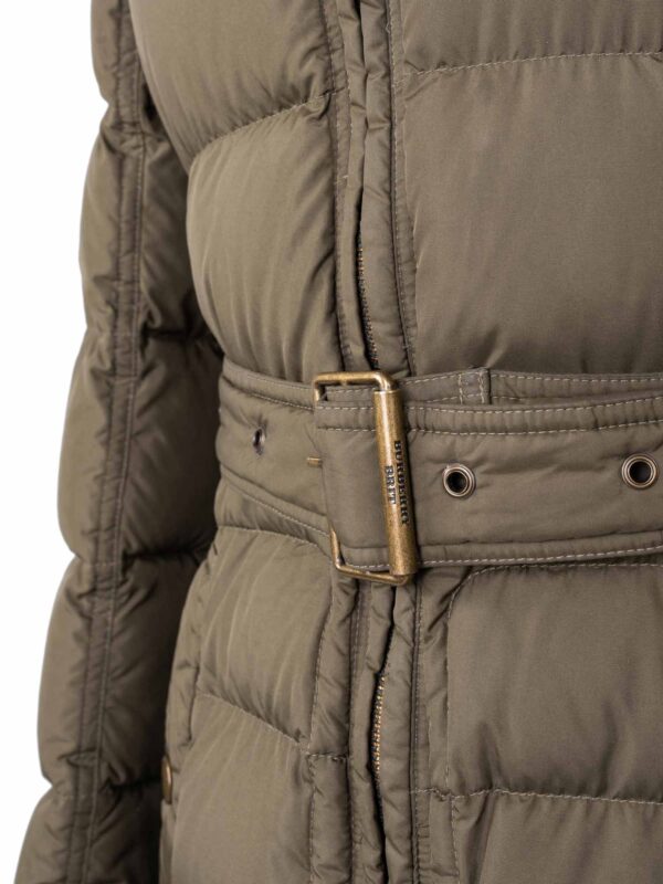 Burberry Quilted Down Novacheck Fitted Jacket Green