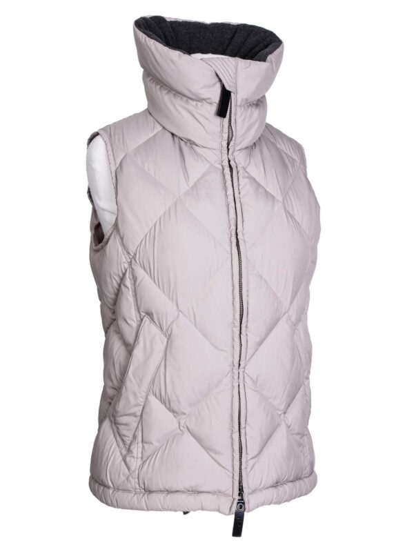 Burberry Quilted Down Novacheck Vest Taupe
