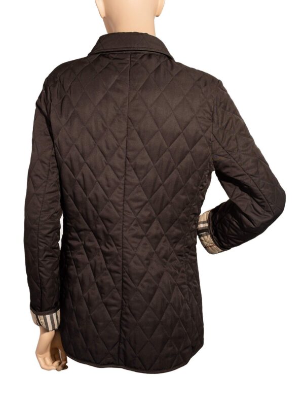 Burberry Quilted Nova Check Jacket Brown