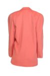Burberry - Salmon Pink Wool Blend Blazer Sz 10