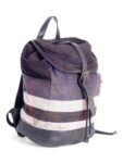 Burberry Vintage Nova Check Utility Unisex Large Backpack Black