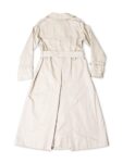 Burberry Vintage Nova Check Wool Lining Trench Coat Beige