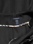 Burberry Wool Wrap Skirt Black