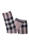Burberry - Pink, Beige, & Black Plaid Scarf