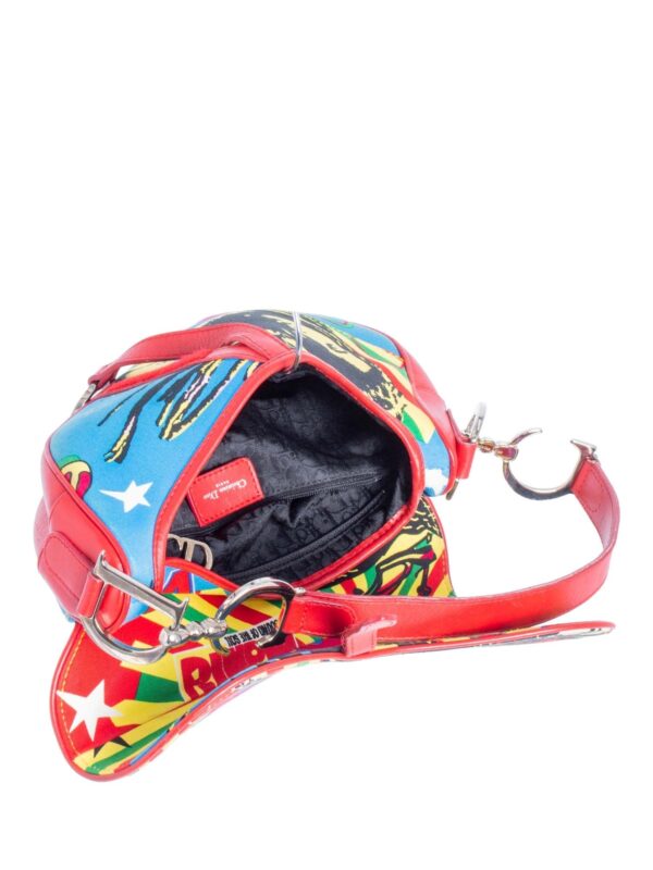 Christian Dior Collectible Rasta Mania Saddle Bag Multicolor