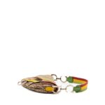 Dior Vintage Saddle Bag Canvas/ Leather Multicolour