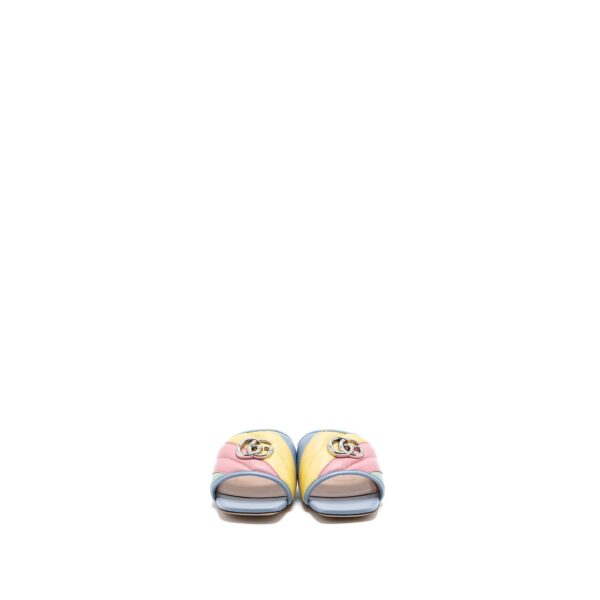 Gucci Size 37 Marmont Sandals Multicolour SHW