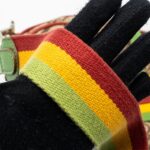 Dior Vintage Saddle Bag Canvas/ Leather Multicolour