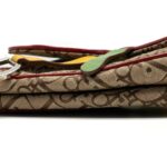 Dior Vintage Saddle Bag Canvas/ Leather Multicolour