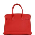 Top Quality Hermes Birkin 30 Rouge de Coeur Togo Gold Hardware