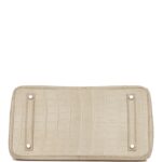 Top Quality Hermes Birkin 35 Beton Matte Alligator Palladium Hardware
