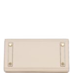 Hermes Birkin Sellier 25 Nata Epsom Gold Hardware