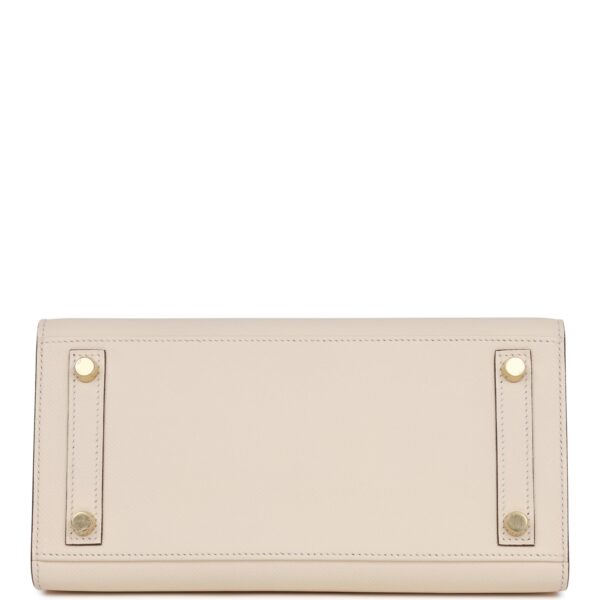 Hermes Birkin Sellier 25 Nata Epsom Gold Hardware