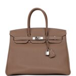 Top Quality Hermes Birkin 35 Etoupe Togo Palladium Hardware