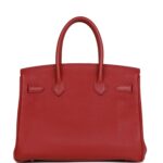 Top Quality Hermes Birkin 30 Rouge Imperial Togo Palladium Hardware