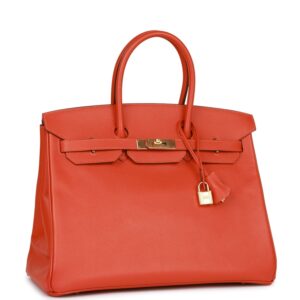 Top Quality Hermes Birkin 35 Mangue Epsom Gold Hardware