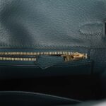 Hermes Birkin 25 Vert Cypress Matte Alligator and Togo Touch Gold Hardware