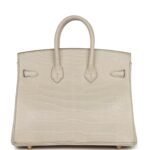 Hermes Birkin 25 Beton Matte Alligator Gold Hardware