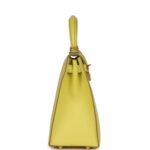 Top Quality Hermes Kelly Sellier 28 Soufre Epsom Gold Hardware