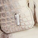 Hermes Birkin 25 Himalaya Niloticus Crocodile Diamond Encrusted Hardware