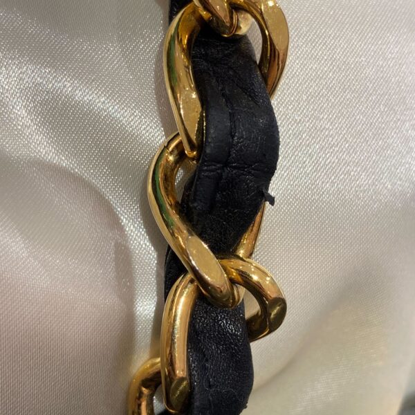 CHANEL 1991-1994 CC Flap Maxi Black Lambskin