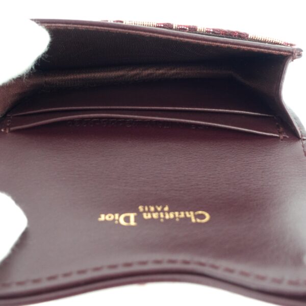 DIOR Saddle Lotus Dior Oblique Jacquard Wallet