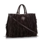 Prada Nappa Fringe Satchel (SHG-cqu8wr)