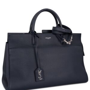 Saint Laurent Leather Medium Rive Gauche Bag Blue