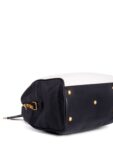 Saint Laurent Leather Speedy Bag 30 Black White