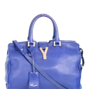 Saint-Laurent-Y-Logo-Leather-Mini-Shoulder-Bag-Royal-Blue-2