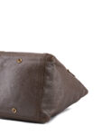 Yves Saint Laurent Calfskin Medium Downtown Bag Brown
