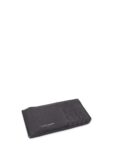 Yves Saint Laurent Croc Embossed Card Holder Black