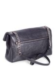 Yves Saint Laurent Crocodile Embossed LeatherWest Hollywood Bag Black