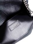 Yves Saint Laurent Crocodile Embossed LeatherWest Hollywood Bag Black