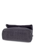 Yves Saint Laurent Crocodile Embossed LeatherWest Hollywood Bag Black