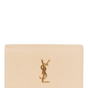 Yves-Saint-Laurent-Logo-Grained-Leather-Clutch-Biege-Gold-2