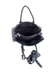 Yves Saint Laurent Logo Leather Baby Sac Du Jour Bag Black