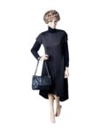 Yves Saint Laurent Logo Leather Flap Niki Bag Black