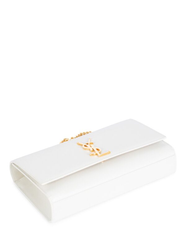 Yves Saint Laurent Medium Kate Flap Messenger White