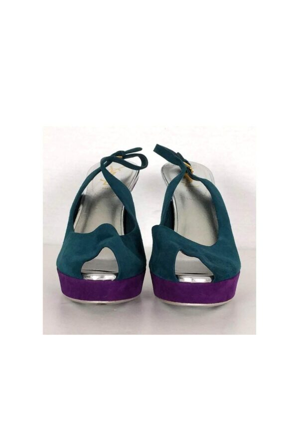 Yves Saint Laurent - Multicolor Slingback Pumps Sz 8.5