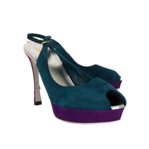 Yves Saint Laurent - Multicolor Slingback Pumps Sz 8.5