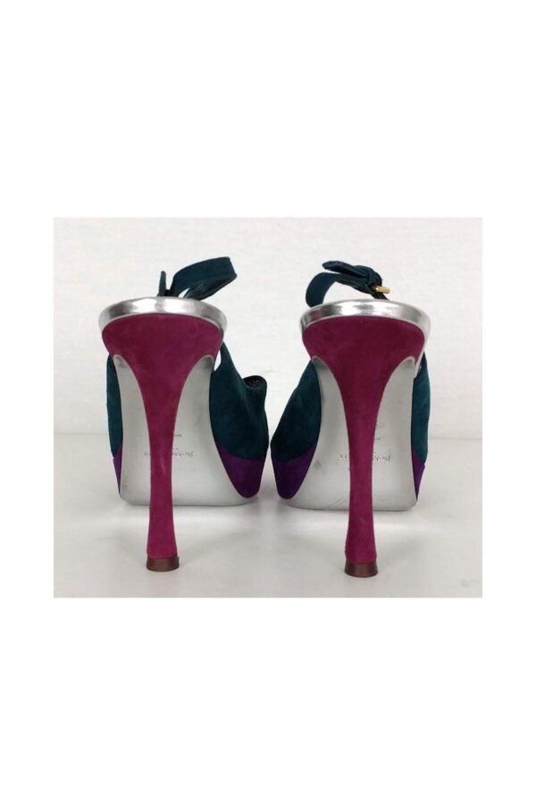 Yves Saint Laurent - Multicolor Slingback Pumps Sz 8.5