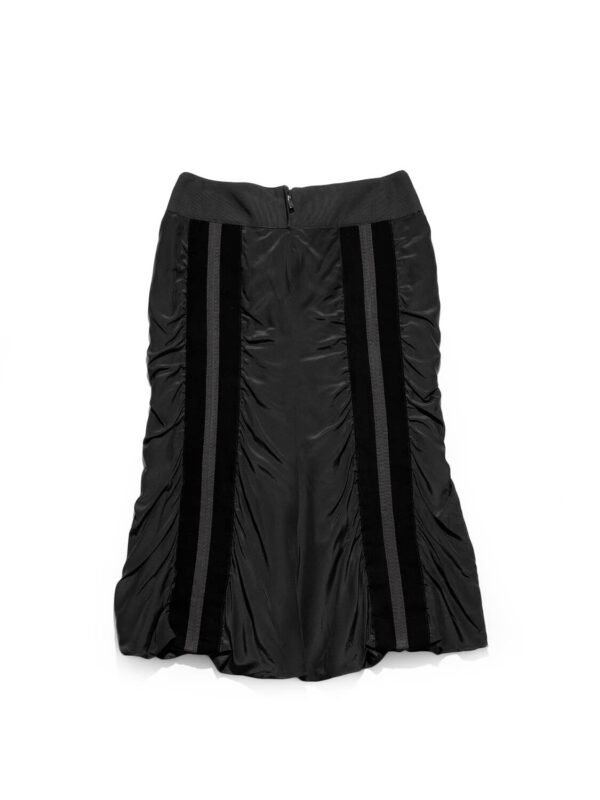 Yves Saint Laurent Taffeta Skirt Black