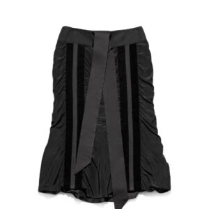 Yves Saint Laurent Taffeta Skirt Black