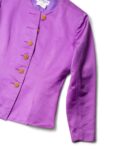 Yves Saint Laurent Vintage Jacket Purple Gold